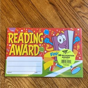 Kids reading and other incentive certificates for teachers or parents